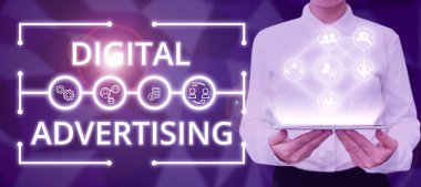 Metin Dijital Reklamcılık Yazılıyor, Çevrimiçi Pazarlama için Sözcük Tanıtım İletileri Kampanyası