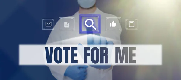 Conceptual Display Vote Internet Concept Campaigning Government Position Upcoming Election — Stock Photo, Image