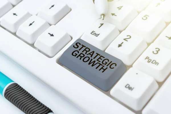 Εγγραφείτε Εμφάνιση Στρατηγικό Growthcreate Σχέδιο Χρονοδιάγραμμα Για Την Αύξηση Των — Φωτογραφία Αρχείου