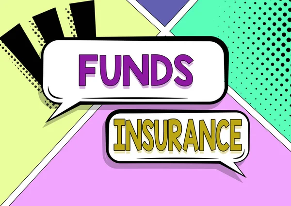 Writing Displaying Text Funds Insuranceform Collective Investment Offered Assurance Policies — Stock Photo, Image