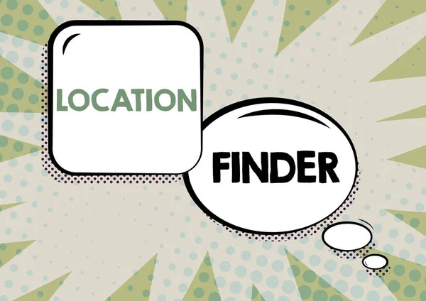 查找地点的服务 其特点是查找所选地点的地址 业务方法 服务的特点是查找所选地点的地址 — 图库照片