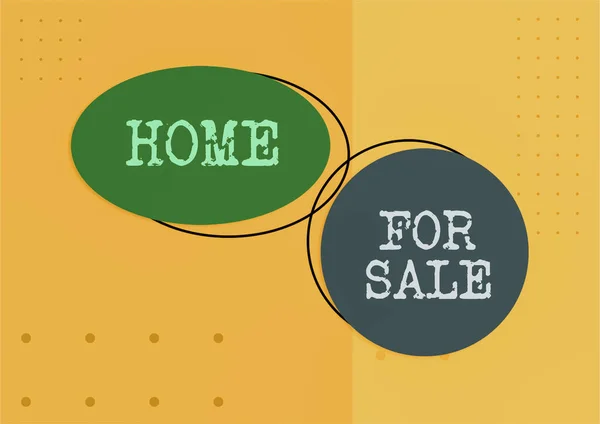 Home Sale Concept Meaning House Available Purchased Real Estate Offering — стоковое фото