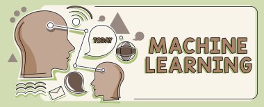 Kavramsal başlık Machine Learninggive bilgisayarlar veri ile öğretilme yeteneği, iş yaklaşımı bilgisayarlara veri ile öğretilme yeteneği verir