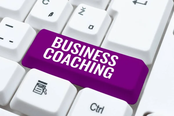 Text Zeigt Inspiration Business Coachingmitarbeiter Werden Aktiver Beratung Eines Experten — Stockfoto
