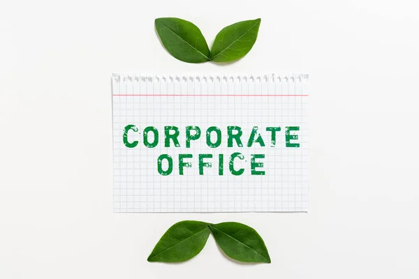 Tekst Met Inspiratie Corporate Officehome Afdeling Die Primaire Afdelingen Indirect — Stockfoto