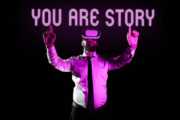 Conceptuele Weergave You Story Business Approach Verhalen Tellen Zijn Belangrijk — Stockfoto