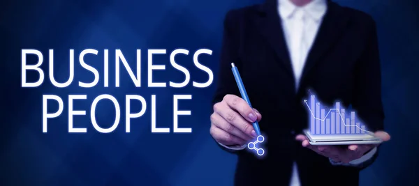 Tekst Som Viser Inspirasjon Business Peoplepeople Som Jobber Næringslivet Spesielt – stockfoto