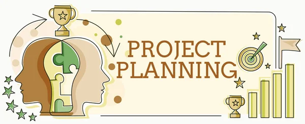 Вдохновение Показывающее Знак Планирование Проектов Такие Диаграммы Ганта Планирования Прогресса — стоковое фото