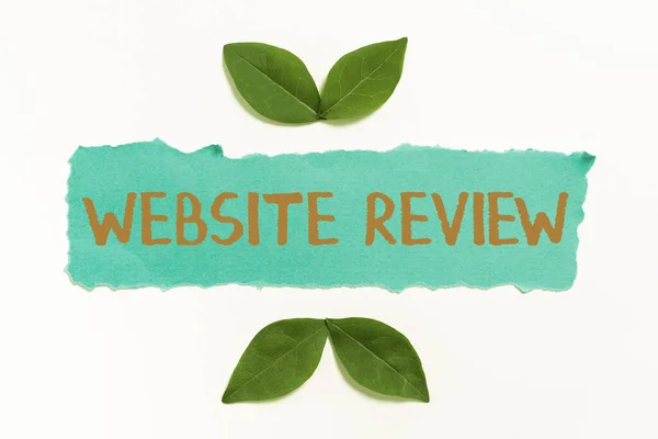 Writing Displaying Text Website Reviewreviews Can Posted Businesses Services Word — Stock Photo, Image