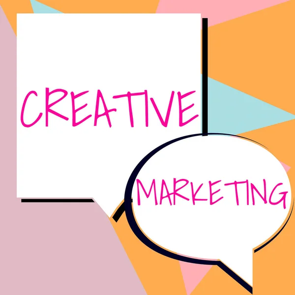 Handstilstext Creative Marketingkampanj För Att Uppfylla Reklamkraven Business Showcase Kampanj — Stockfoto