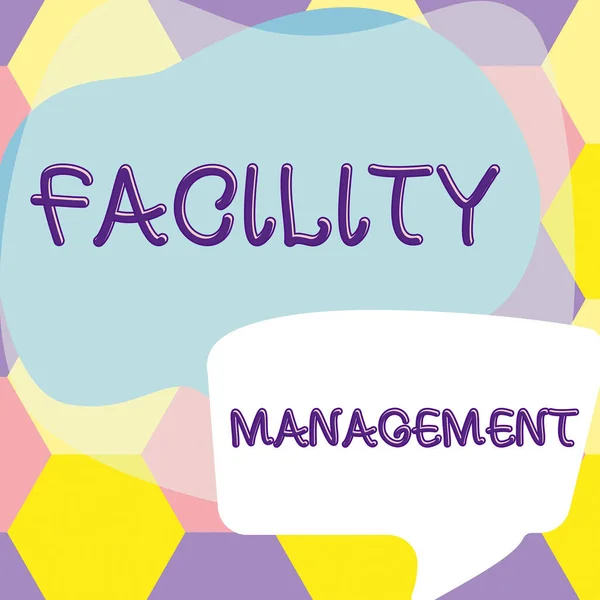 Inspiration showing sign Facility Management, Business idea Multiple Function Discipline Environmental Maintenance