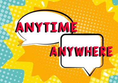 Her an, her yerde, her yerde, her yerde bir şeyler yapabileceğini söyleyen el yazısı metni.