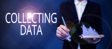 El yazısı işareti Veri Toplama ve ilgi değişkenleri, kavramsal fotoğraf toplama ve ilgi değişkenleri hakkında bilgi toplama ve ölçme