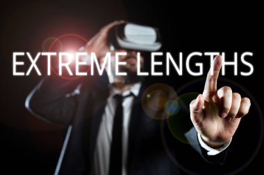 El yazısı işareti Ekstrem Uzunluklar Daha iyi bir şey yapmak için büyük ya da aşırı çaba sarf edin, İş vitrini Daha iyi bir şey yapmak için büyük ya da aşırı çaba sarf edin