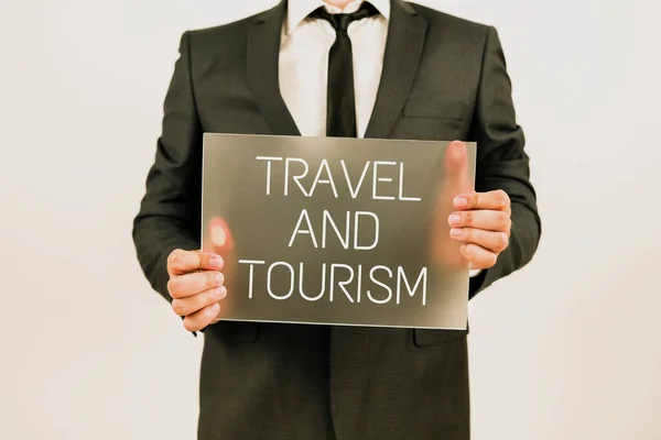 Texte Inspirant Voyages Tourismedéplacement Temporaire Personnes Vers Des Destinations Des — Photo