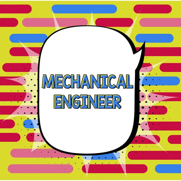 Написання Тексту Інженер Механік Бізнес Підхід Прикладна Інженерія Дисципліна Механічної — стокове фото