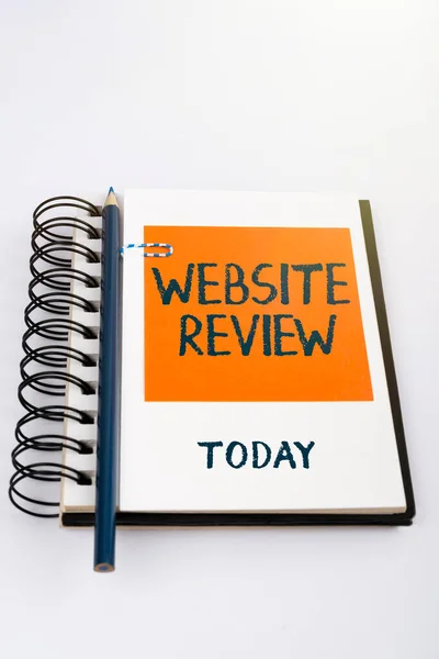 Handwriting Text Website Reviewreviews Can Posted Businesses Services Business Concept — Stock Photo, Image