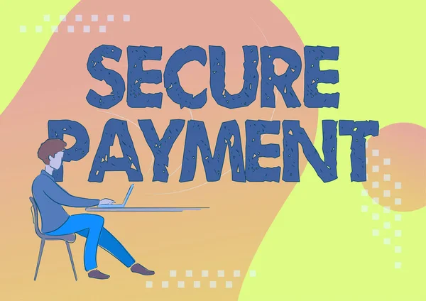 Conceptual display Secure PaymentSecurity of Payment refers to ensure of paid even in dispute, Business showcase Security of Payment refers to ensure of paid even in dispute