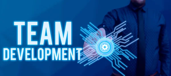 Текст Рукописного Тексту Team Developmentlearn Чому Малі Групи Змінюються Плином — стокове фото