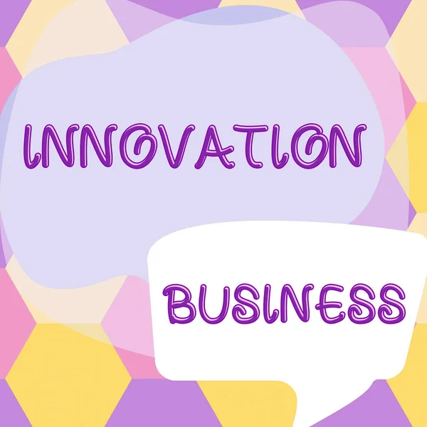 创新企业 商业理念引入新思想工作流方法论服务 — 图库照片