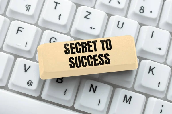 Handstilstext Secret Successoförklarlig Uppnåelse Berömmelse Rikedom Eller Social Status Affärsidé — Stockfoto