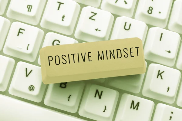 Inspiration Showing Sign Positive Mindsetmental Emotional Attitude Focuses Bright Side — Stock Photo, Image