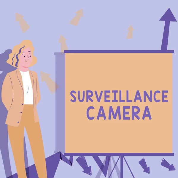 Text Zobrazující Inspiraci Surveillance Camera Business Overview Uzavřený Obvod Televizní — Stock fotografie