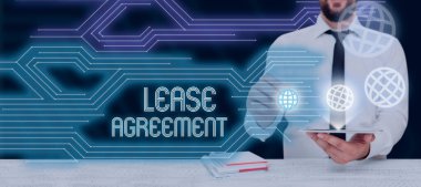 İlham veren kira sözleşmesini gösteren metin, kira sözleşmesi, kira sözleşmesi, iş yaklaşımı sözleşmesi ve kira sözleşmesini taraflardan birine kabul eder.