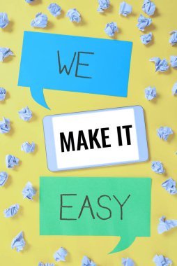 El yazısı işareti Boşluğunu Temizle, İş Konsepti Çözümler önermek daha kolay iş fikirleri yaratır