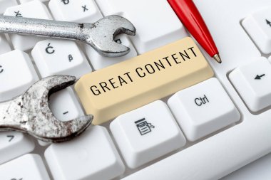 El yazısı büyük içerik, kavram tatmin edici motivasyonel okunabilir orjinallik