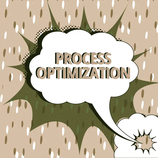 Handwriting text Process Optimization, Business overview Improve Organizations Efficiency Maximize Throughput