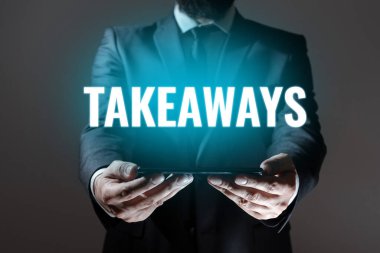 Takeaway 'i sunan metin başlığı, sizden bir şeyi birine verme durumu veya davranışı üzerine yazılmış sözcük