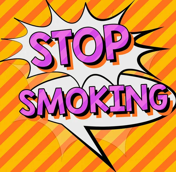 Inspiráló Szöveg Dohányzás Abbahagyása Fogalmi Fotó Dohányzás Abbahagyása Vagy Abbahagyása — Stock Fotó