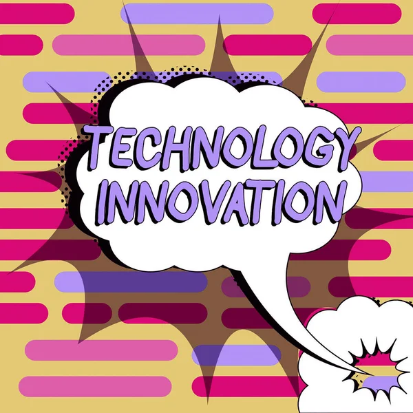 Schreiben Von Textanzeigen Technologie Innovation Geschäftsidee Fortschrittliche Vernetzte Geräte Eine — Stockfoto