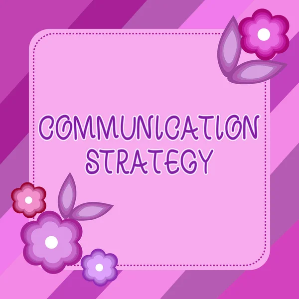 Λεζάντα Κειμένου Που Παρουσιάζει Στρατηγική Επικοινωνίας Έννοια Διαδικτύου Λεκτικά Λεκτικά — Φωτογραφία Αρχείου