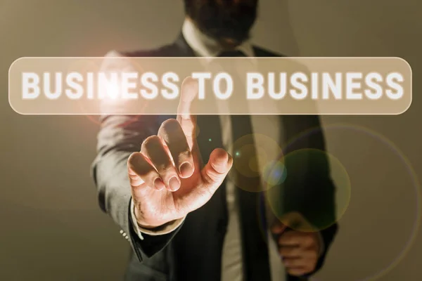 Znak Tekstowy Pokazujący Business Business Business Idea Transakcja Handlowa Między — Zdjęcie stockowe