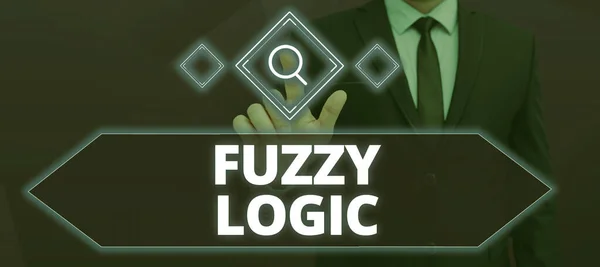 Didascalia Testo Che Presenta Fuzzy Logic Controlli Fotografici Concettuali Portata — Foto Stock