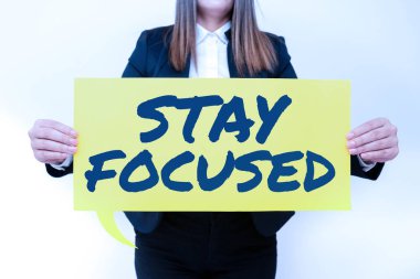 Metin yazma: Odaklan, Sözcük Odaklan Dikkatli Odaklan Önceliği Görevin dikkatini dağıtmaktan kaçının