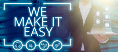 Metin gösterme yazma Boşluğunuzu Temizleyin, İş Genel Görünümü Çözümler sunma alternatifleri daha kolay iş fikirleri yapar