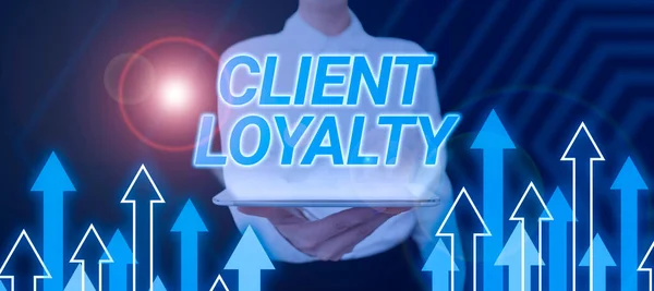 Kundenloyalität Das Ergebnis Durchweg Positiver Kundenzufriedenheit Geschäftsansatz Das Ergebnis Durchweg — Stockfoto