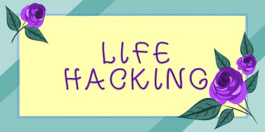 Yaşam Hacklemesi, İş Genel Görünümü Görevi başarmada basit ve zekice teknikleri gösteren metin işareti