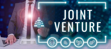 Ortak Girişim, İnternet Konsepti İşbirliği Partileri Ortaklık Ekibini gösteren metin işareti