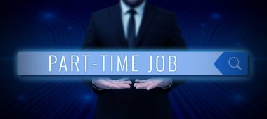İlham veren Part-time İş, Kavramsal Fotoğraf Serbest Hafta sonu OJT Neophyte Stint Seasonal