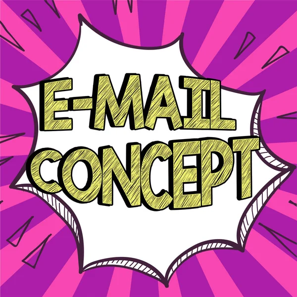 Mail Concept 이메일을 고객에게 접근하기 마케팅의 시퀀스 — 스톡 사진