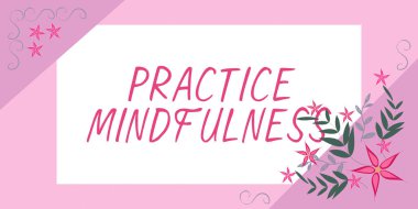 Metin Uygulamaları Farkındalığı gösterme, Gevşeme Durumu üzerine Yazılan Sözcük Meditasyonun bir biçimi