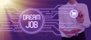 Kavramsal görüntü Rüya İşi, İş Genel Bakış Maaşla ödenen ve size mutluluk veren bir eylem