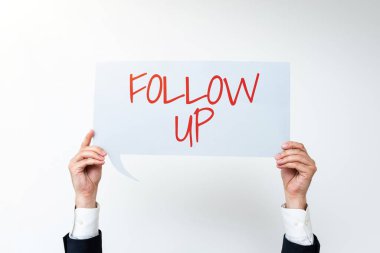 Follow Up, Business Showcase Ek Bilgileri ya da kontrol edilmesi gereken herhangi bir etkinliği göster