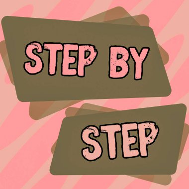 Esin kaynağı Step By Step, Yavaş İlerleme Yolu Yönlendirme Geliştirmesi