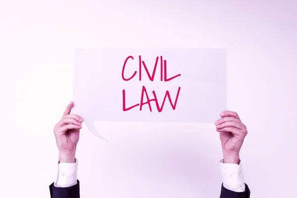 Toplum Üyeleri Arasındaki Özel Ilişkilerle Ilgili Medeni Hukuk Yaklaşım Hukukunu — Stok fotoğraf