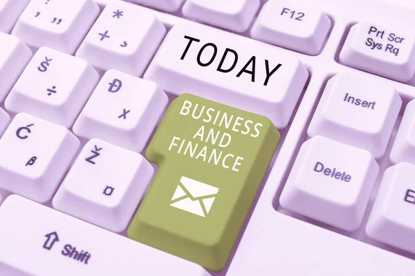 Inspiration Visar Tecken Business Finance Business Showcase Företagets Förvaltning Tillgångspengar — Stockfoto